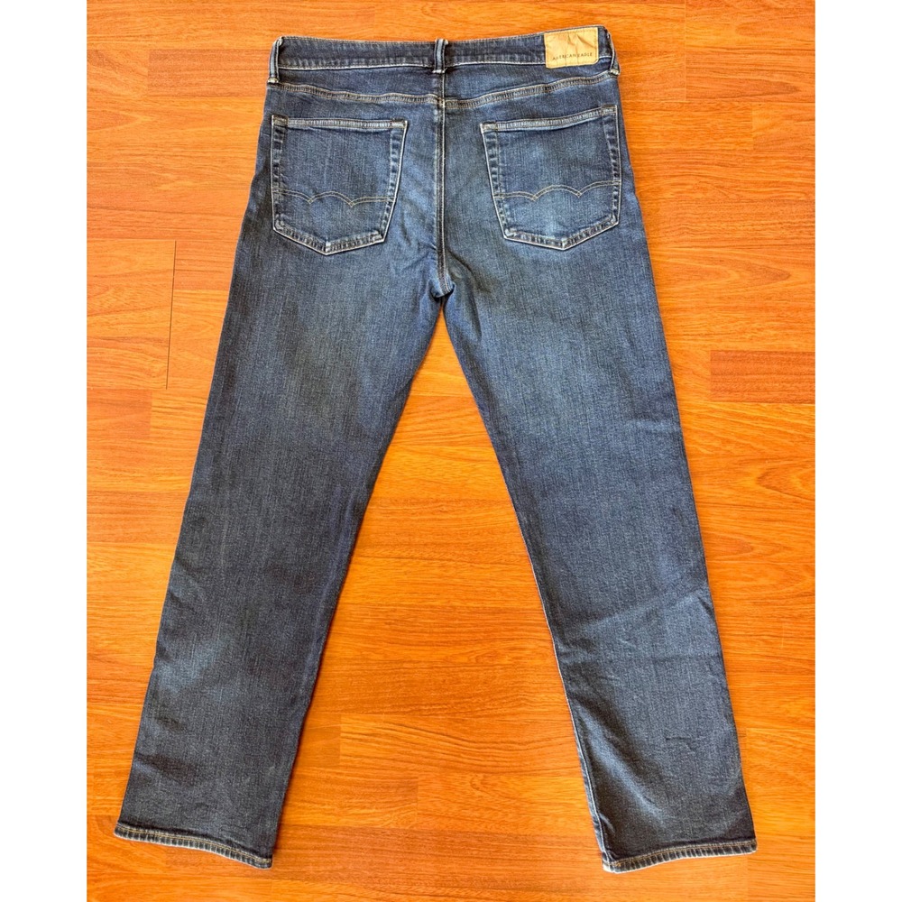 American Eagle Airflex+ Original Straight Jeans Mens 32x32 Medium Wash